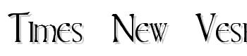 Times-New-Vespasian font